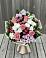Букет цветов из: Альстромерии, Гвоздики, Розы и Хризантемы в Ассиновской