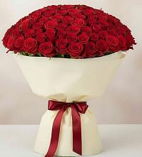 Букет 101 Красная роза Милано #REPLACE_PRED# Ассиновской