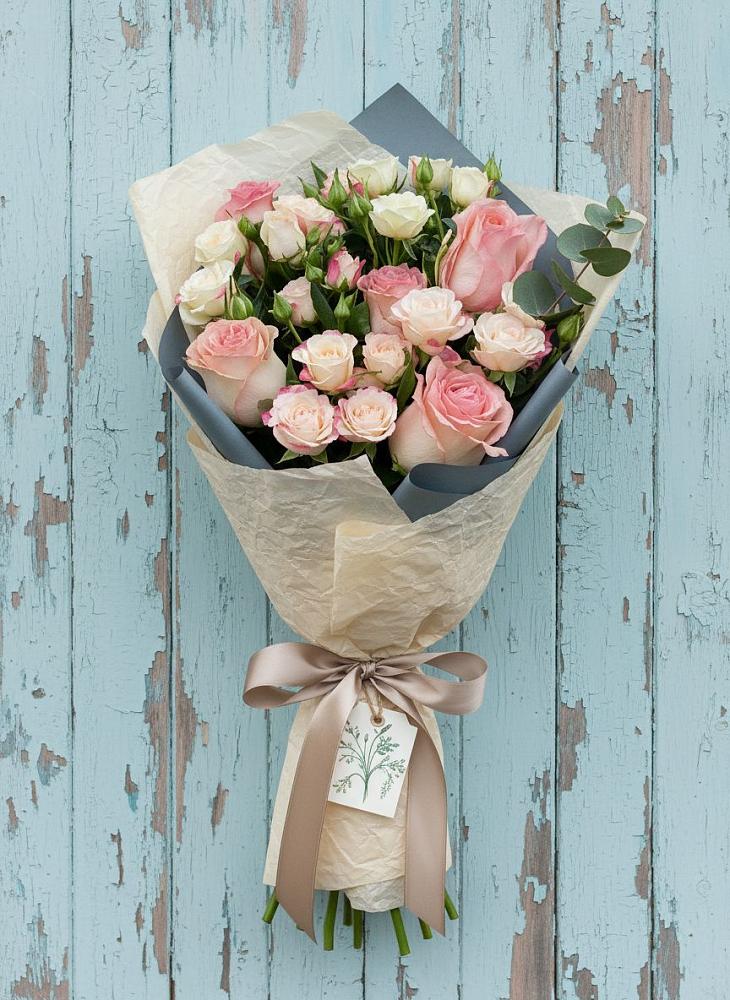 Букет цветов из: Розы в Ассиновской