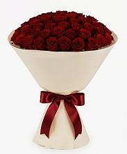 Букет 101 Бордовая роза Блэк Бакарра в Ассиновской