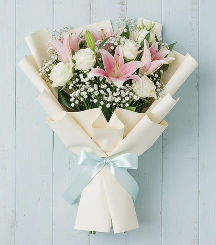 Букет цветов из: Лилии в Ассиновской