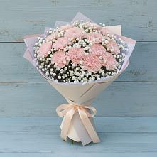 Букет цветов из:  Гвоздики в Ассиновской