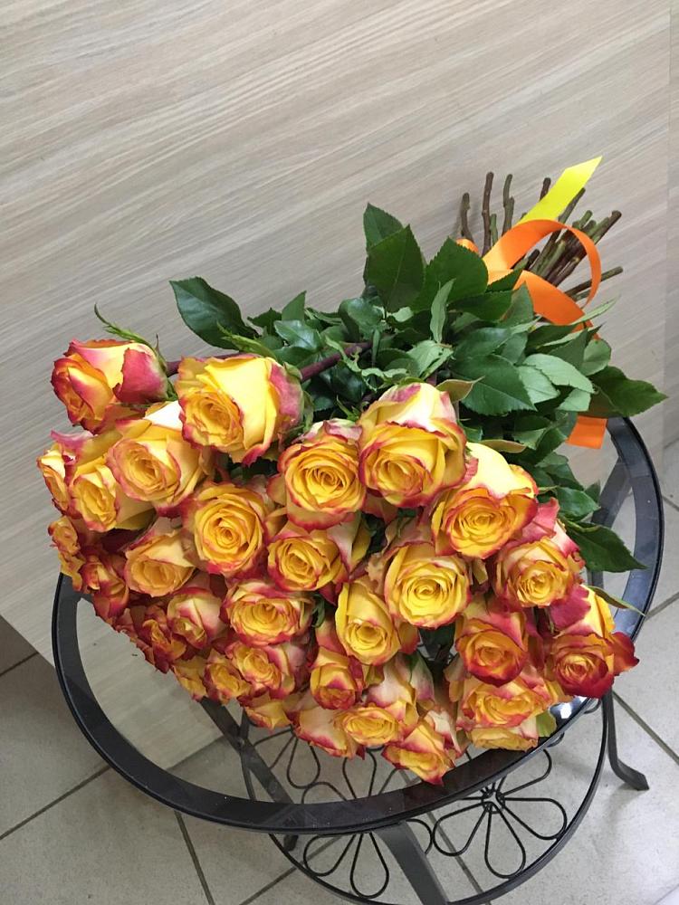 Букет Желтые розы в Ассиновской