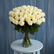 Букет 51 Белая роза Эдлесс Лав #REPLACE_PRED# Ассиновской