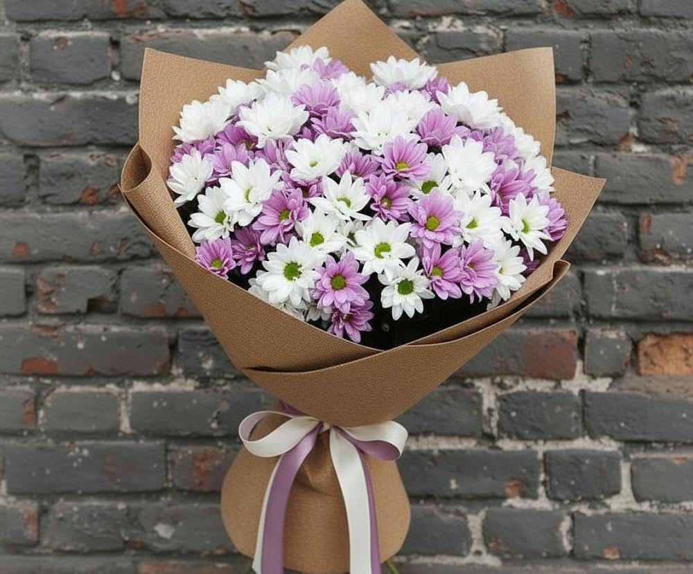Букет цветов из: Хризантемы в Ассиновской