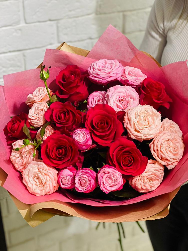 Букет цветов из: Розы в Ассиновской