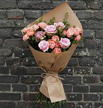 Букет цветов из:  Розы в Ассиновской