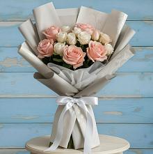 Букет цветов из:  Розы в Ассиновской