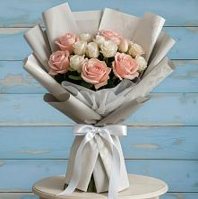 Букет цветов из:  Розы в Ассиновской