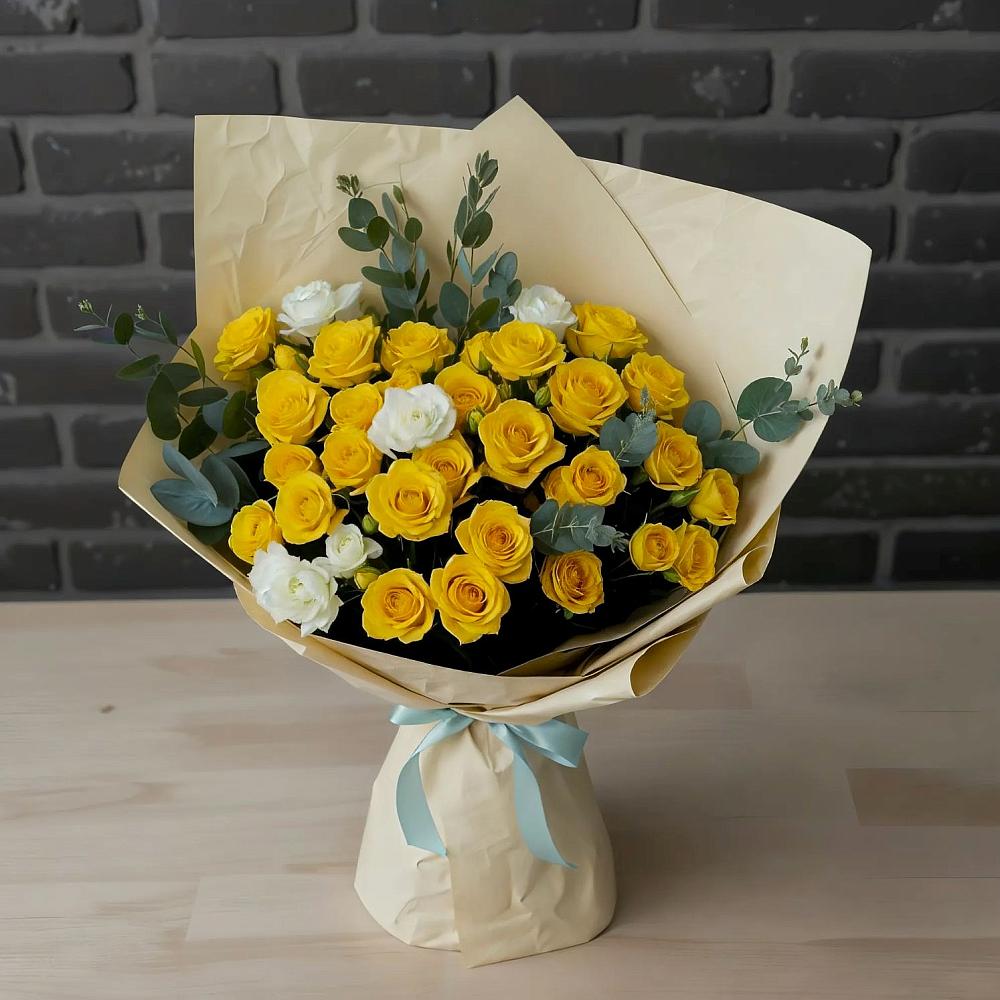 Букет цветов из: Розы в Ассиновской