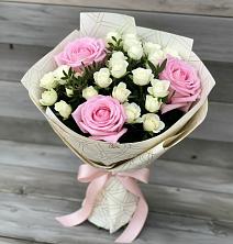 Букет цветов из:  Розы в Ассиновской