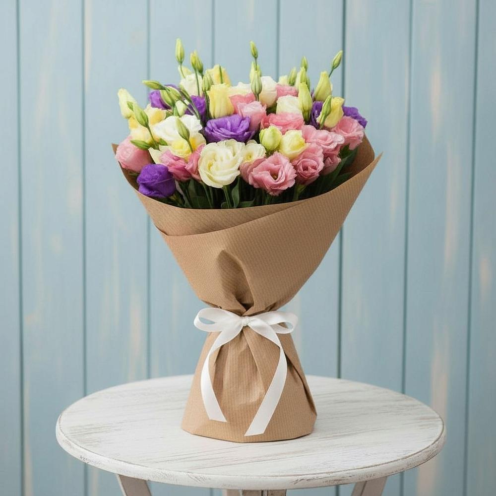 Букет цветов из: Лизиантусы в Ассиновской