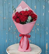 Букет цветов из:  Розы в Ассиновской