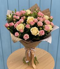 Букет цветов из:  Розы в Ассиновской