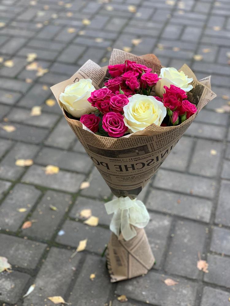Букет цветов из: Розы в Ассиновской