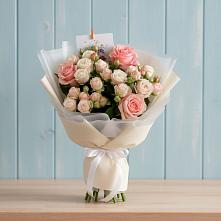 Букет цветов из:  Розы в Ассиновской