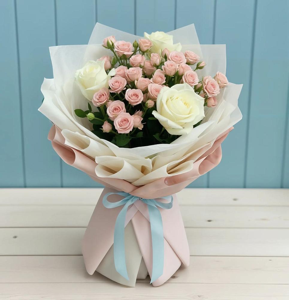 Букет цветов из: Розы в Ассиновской