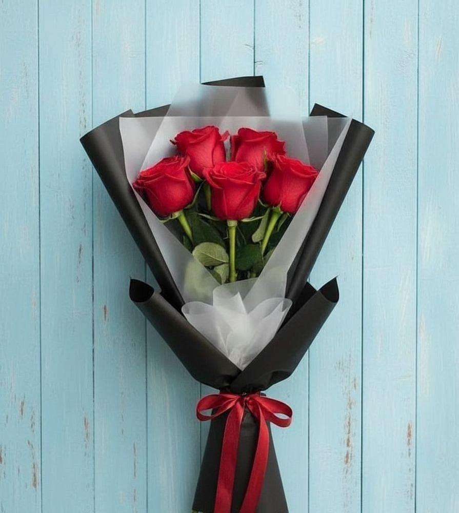 Букет цветов из: Розы в Ассиновской