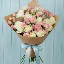 Букет цветов из:  Розы в Ассиновской