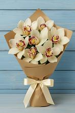 Букет цветов из:  Орхидеи и Розы в Ассиновской